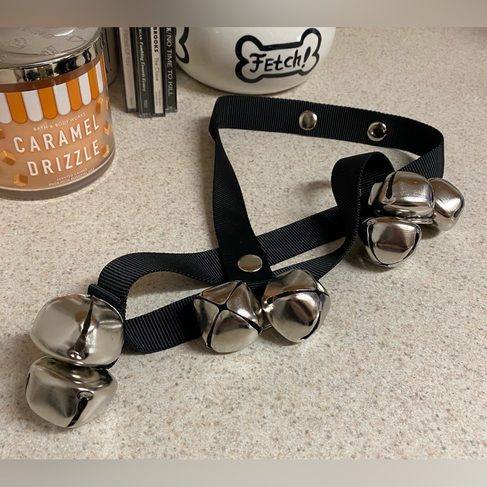 Dog Door Bells Potty Training Aid | Hanging Puppy Housebreaking Bells Adjustable